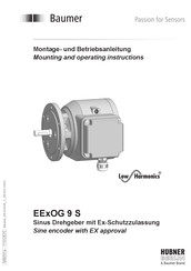 Baumer EExOG 9 S Montage- Und Betriebsanleitung