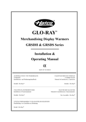 Hatco GLO-RAY GRSDS Serie Installations- Und Bedienungshandbuch