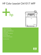 HP Color LaserJet CM1017 MFP Leitfaden Zur Inbetriebnahme