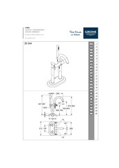Grohe 25 044 Montageanleitung