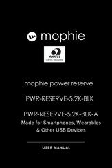 Mophie power reserve PWR-RESERVE-5.2K-BLK Kurzanleitung