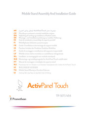 promethean ActivPanel Touch TP-1873-V04 Montage- Und Installationsanleitung Zur Mobilen Halterun