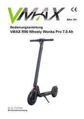 VMAX R90 Wheely Wonka Pro Bedienungsanleitung