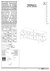 Fmd//Furniture TAVOLA 5 Montageanleitung