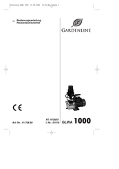 Gardenline GLWA 1000 Bedienungsanleitung