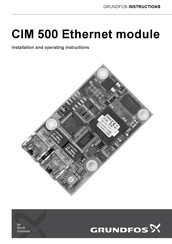 Grundfos CIM 500 Montage- Und Betriebsanleitung