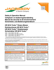 Jacobsen HR 9016 Turbo Sicherheits- Und Bedienungshandbuch