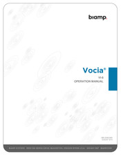 Vocia VI-8 Bedienungsanleitung