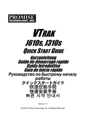 Promise Technology VTRAK J310s Kurzanleitung