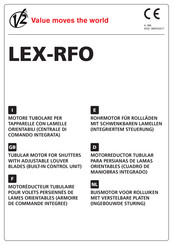 V2 LEX-RFE50-230V Bedienungsanleitung