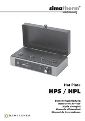 simatherm HPL Bedienungsanleitung