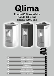 Qlima Ronda 80 Glass White Gebrauchsanweisung