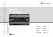 OJ Electronics ELEKTRA ETO2 Bedienungsanleitung