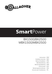 Gallagher SmartPower BX1500 Betriebsanleitung