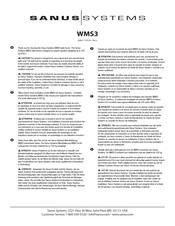 Sanus Systems WMS3 Bedienungsanleitung