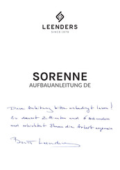 Leenders SORENNE Aufbauanleitung
