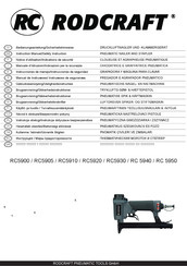 RODCRAFT RC5910 Bedienungsanleitung/Sicherheitshinweise