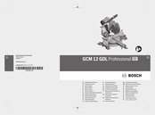 Bosch GCM 12 GDL Professional Originalbetriebsanleitung