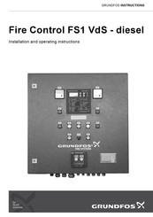 Grundfos Fire Control FS1 VdS Installations- Und Bedienungsanleitung