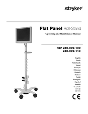 Stryker 240-099-109 Betriebs- Und Wartungsanleitung