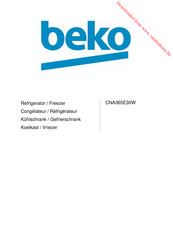 Beko CNA365E30W Bedienungsanleitung