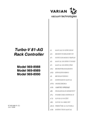 Varian Turbo-V 81-AG Bedienungshandbuch
