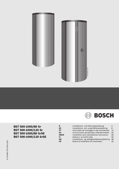 Bosch BST 750/80 SrSE Installations- Und Wartungsanleitung
