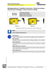 bihl+Wiedemann BWU3413 Montageanweisung