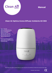 Clean Air Optima Ambiente AD-303 Gebrauchsanweisung
