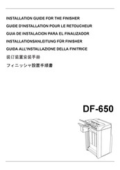 Kyocera DF-650 Installationsanleitung