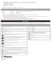 Vitamix Ascent VM0195A Bedienungsanleitung