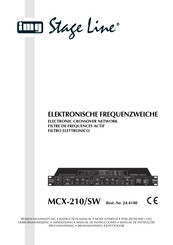 IMG STAGELINE MCX-210/SW Bedienungsanleitung