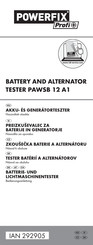 Powerfix Profi PAWSB 12 A1 Bedienungsanleitung