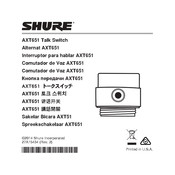 Shure AXT651 Bedienungsanleitung