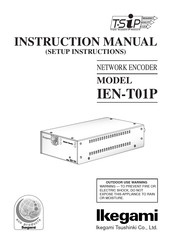 Ikegami Electronics IEN-T01P Bedienungsanleitung