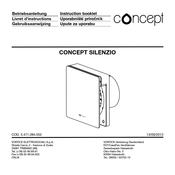 Concept SILENZIO-Serie Betriebsanleitung