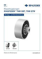 RINGFEDER TNM GTW Montage- Und Betriebsanleitung