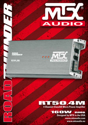 MTX Audio ROAD THUNDER Bedienungsanleitung