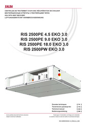 Salda RIS 2500PE 4.5 EKO 3.0 Bedienungsanleitung