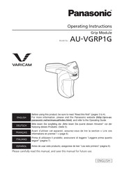Panasonic VARICAM AU-VGRP1G Bedienungsanleitung