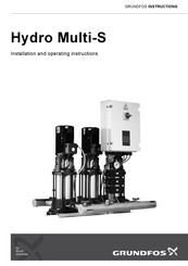 Grundfos Hydro Multi-S CMV Montage- Und Betriebsanleitung