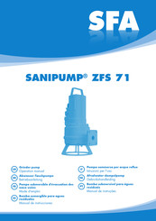 SFA SANIPUMP ZFS 71.1 S Betriebsanleitung