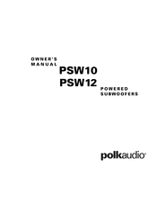 Polkaudio PSW12 Bedienungsanleitung