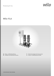 Wilo FLA-Serie Einbau- Und Betriebsanleitung