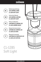 Dorr CL-1285 SOFT LIGHT Bedienungsanleitung