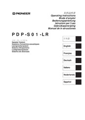 Pioneer PDP-S01-LR Bedienungsanleitung
