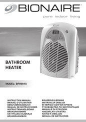 Bionaire BFH001X Benutzerhandbuch
