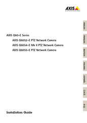 Axis Q6052-E Installationsanleitung