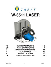 Carat W-3511 LASER Bedienungsanleitung