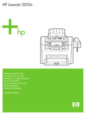 HP LaserJet 3050z Leitfaden Zur Inbetriebnahme